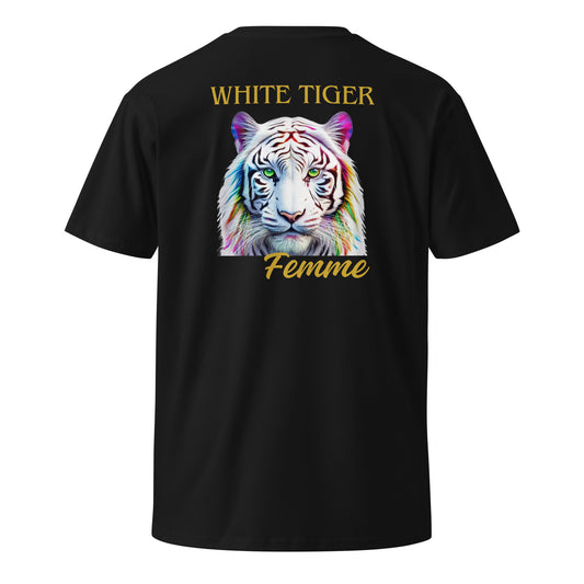 White Tiger Femme, Unisex premium t-shirt
