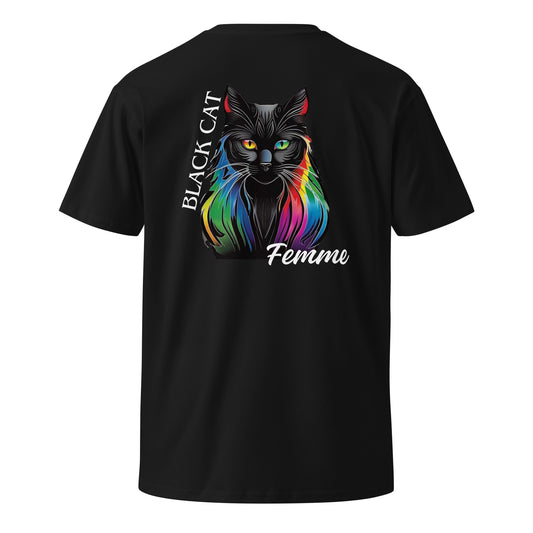 Black Cat Femme, Unisex premium t-shirt